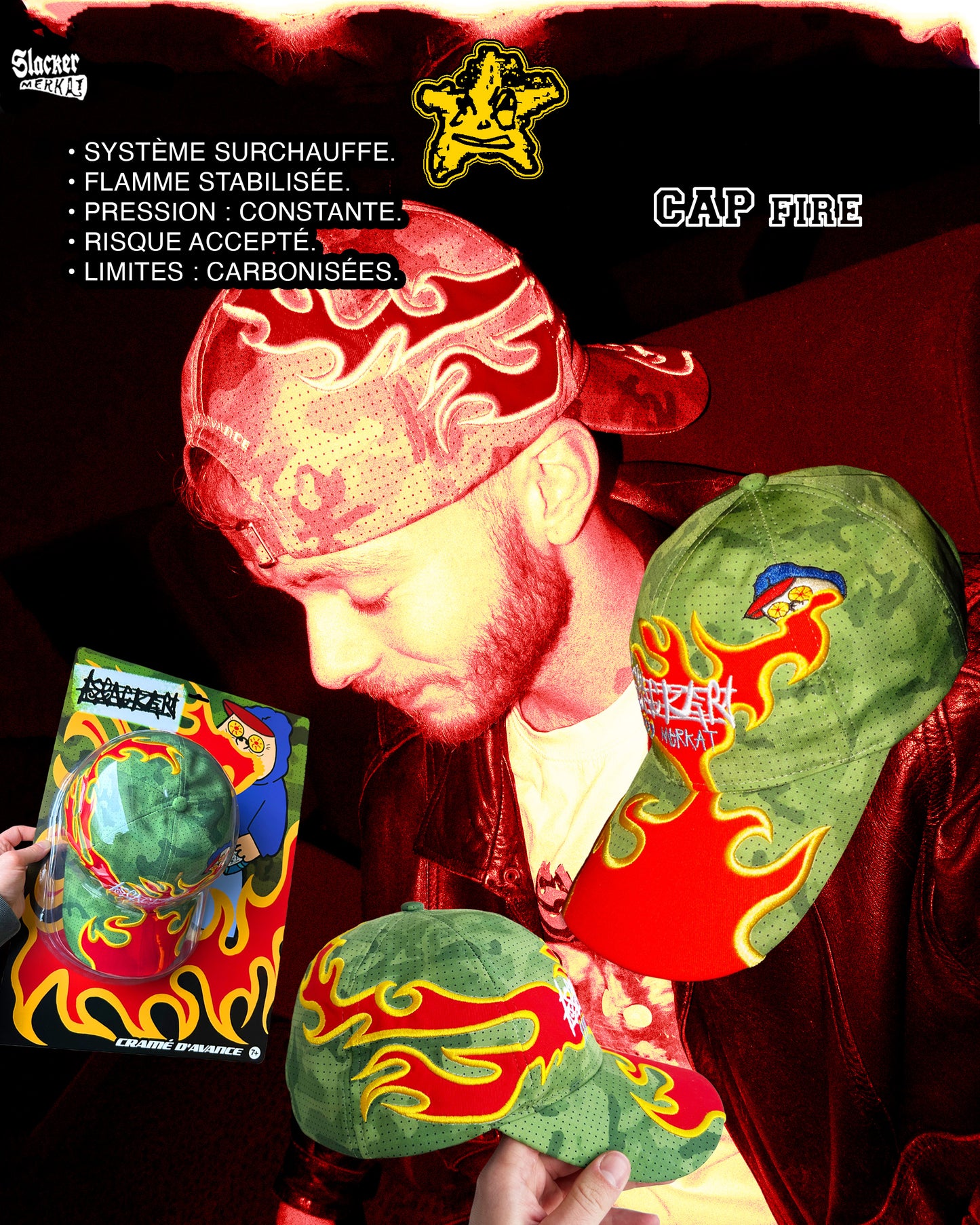 Casquette CAMO FIRE